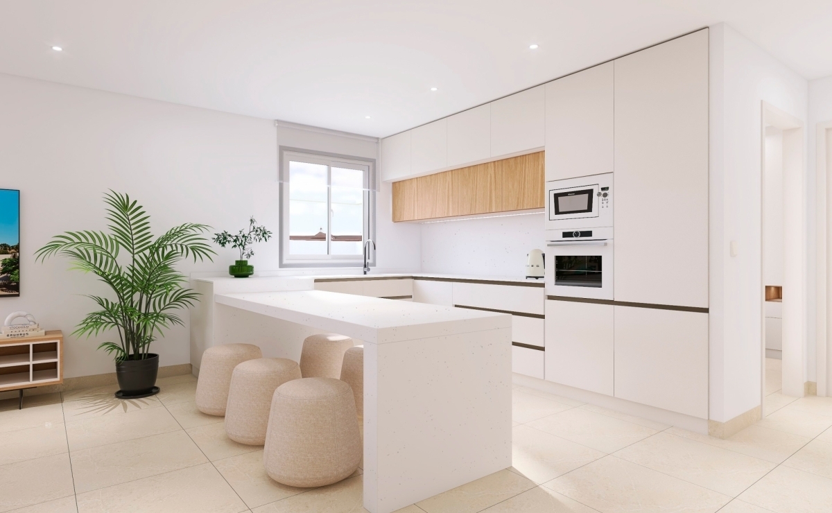 Küchenansicht  Eine Immobilie kaufen und in Spanien günstiger Leben bestcostahome.de  Alicante Torrevieja