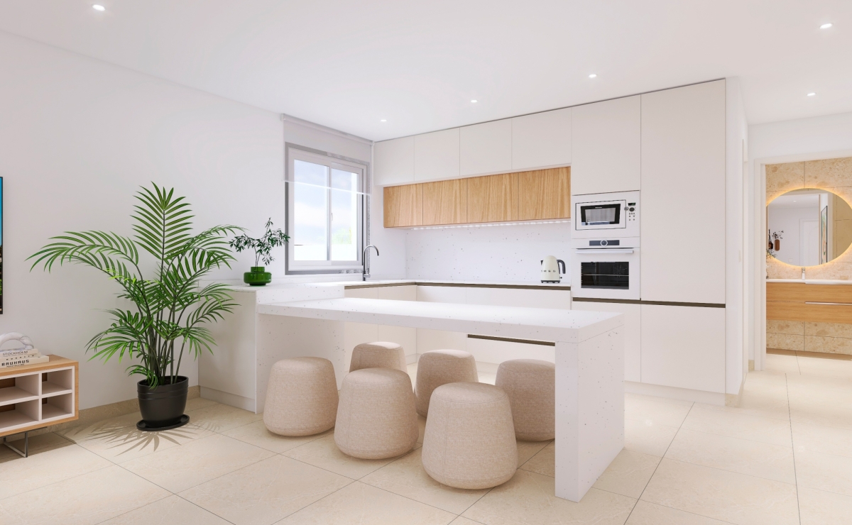 Versprochen hier kochen Sie gerne Luxuswohnung kaufen an der Costa Blanca