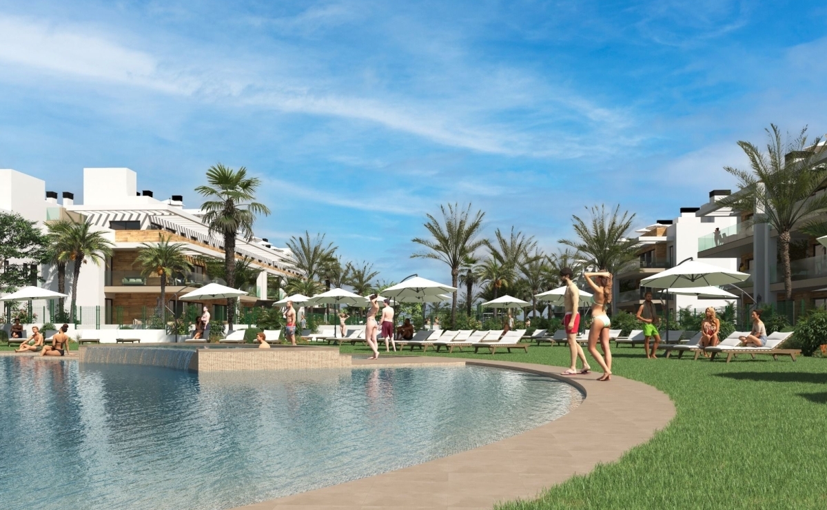 Poolanlage Bungalows  Mar Menor bestcostahome.de