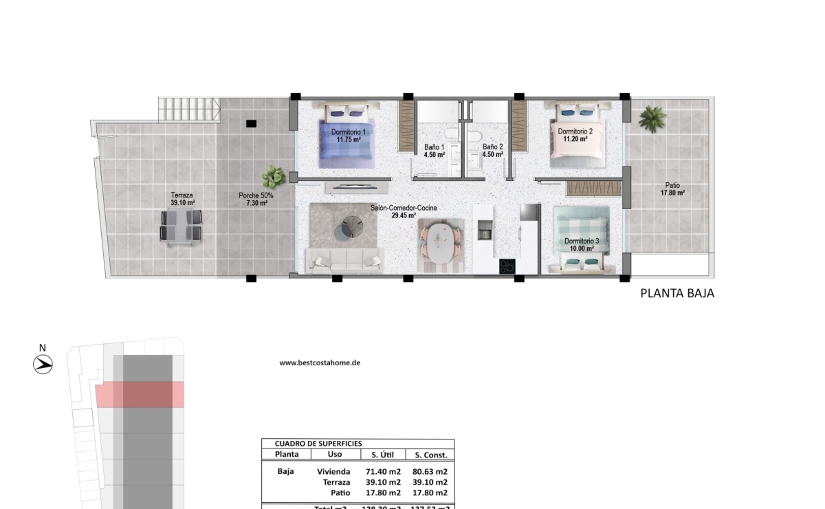 Immobilien Costa Blanca www.bestcostahome.de Gerd Ströckens Telefon. 015172426936  Torrevieja  Pilar de La Horadada