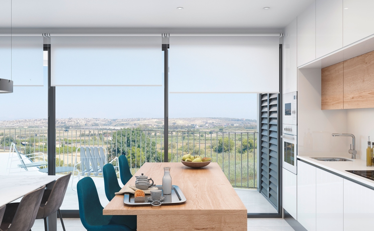 Küche mit Meerblick luxuriös und elegant Immobilien in costa blanca spanien kaufen bestcostahome.de