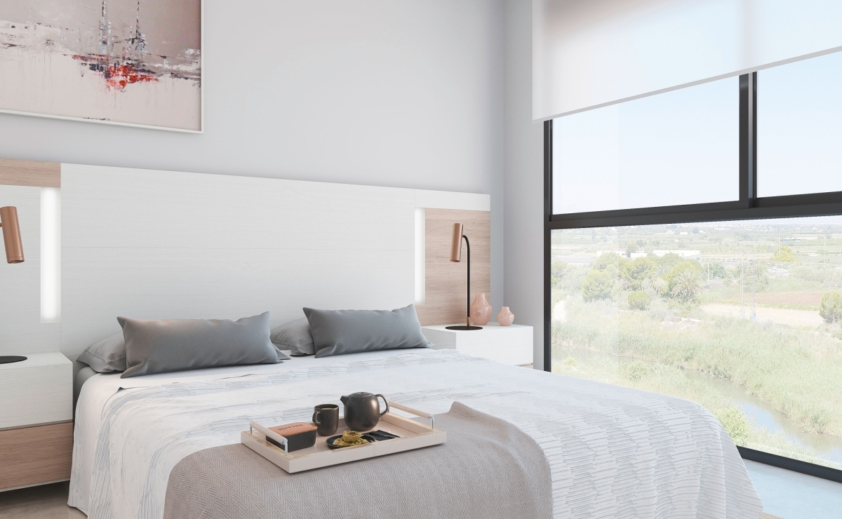 Schlafzimmer Meerblick Immobilien Costa Blanca  Spanien Häuser Wohnungen  mit bestcostahome.de