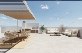 Dachterrasse einer Villa an der Costa Blanca