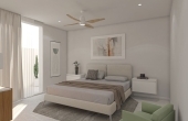 Modernes Schlafzimmer in einer Immobilie an der Costa Blanca