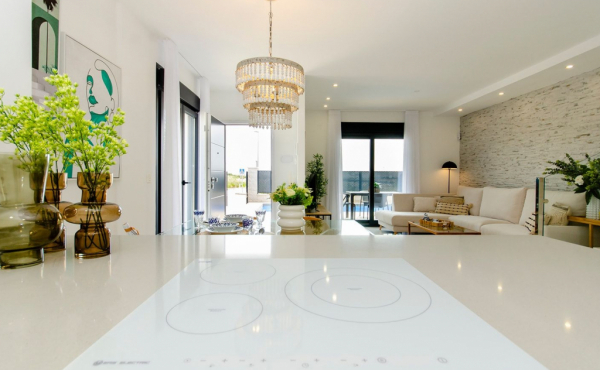 Küche wohnzimmer Garten