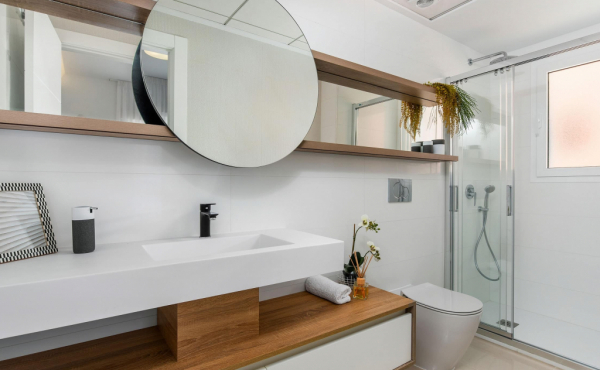 Ein Badezimmer zum relaxen