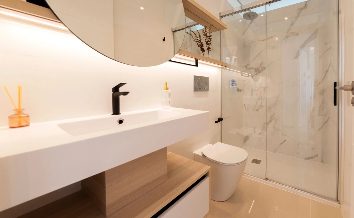 Großzügiges Badezimmer Luxeriös und Elegant Villen in Spanien kaufen