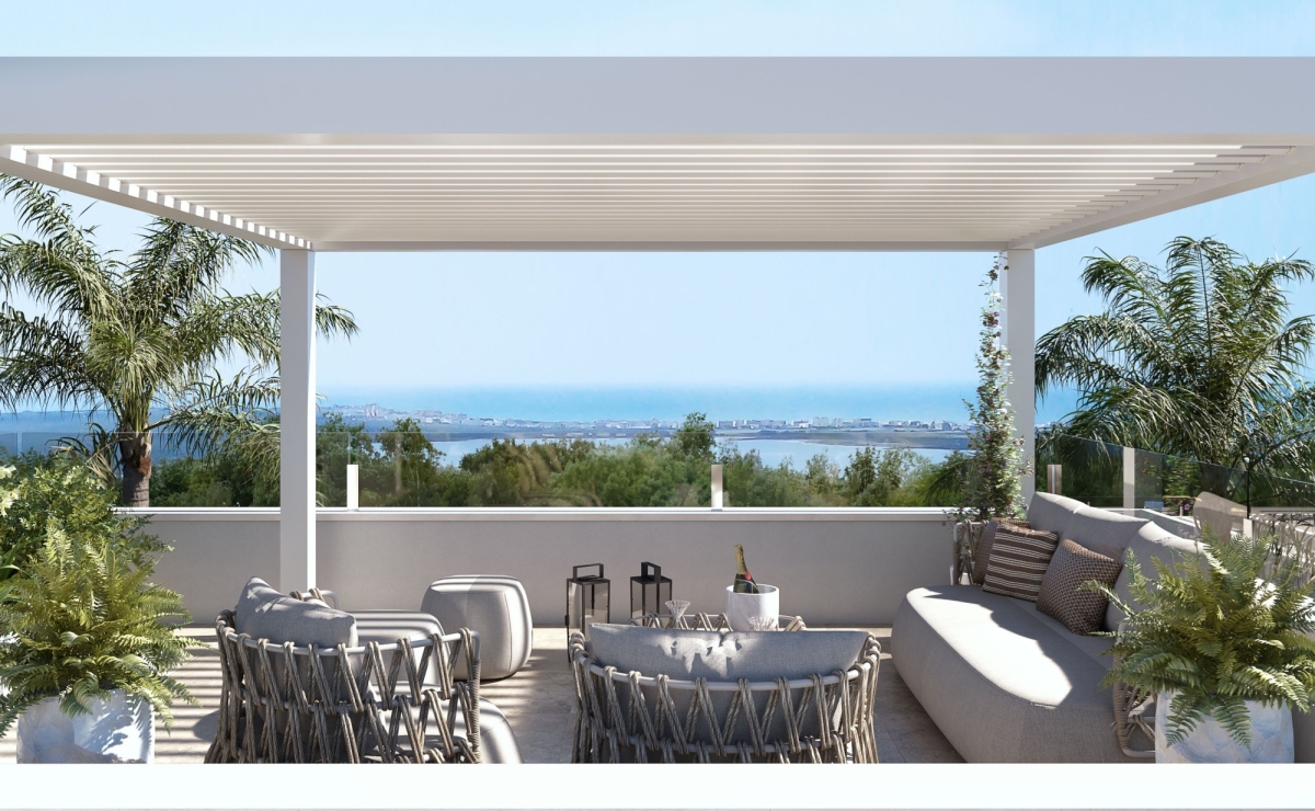 Luxeriöse Dachterrasse mit Seeblick Luxuswohnung kaufen an der Costa Blanca