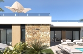 Seitenansicht der Villa Luxus und Elegant Immobilien in Spanien